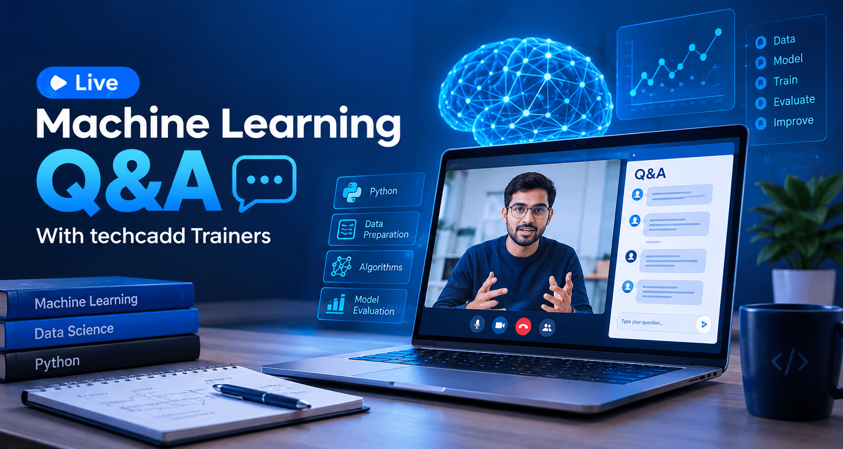 Live Machine Learning Q&A With techcadd Trainers